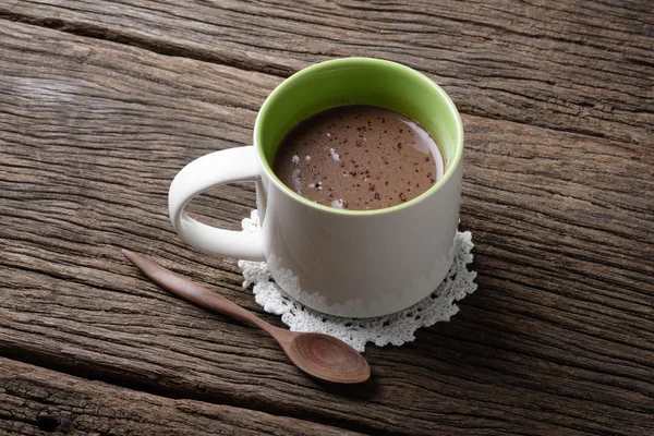 Una taza de chocolate caliente —  Fotos de Stock