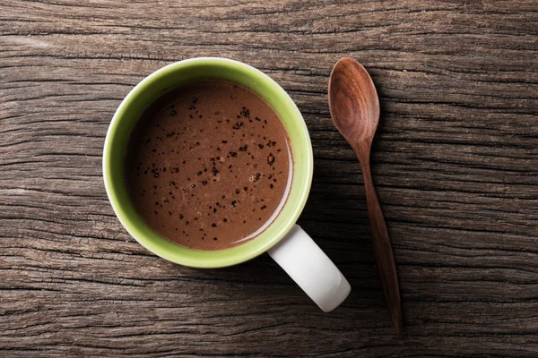 Una taza de chocolate caliente — Foto de Stock