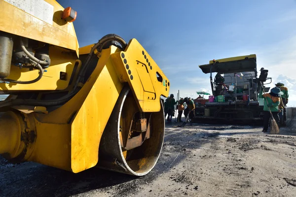 Heavy Vibration roller — Stock Photo, Image