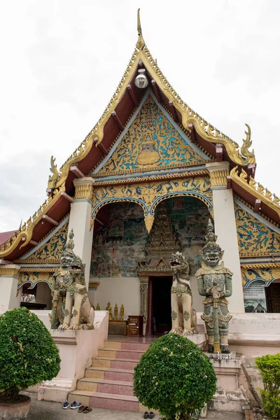 Loei Tailandia Diciembre 2016 Wat Sri Khun Muang Wat Yai — Foto de Stock
