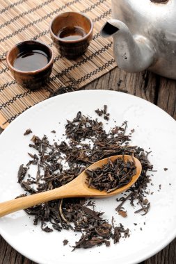 çay ve çay yaprakları