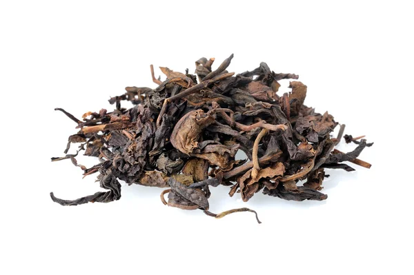 Чай і чайне листя — стокове фото