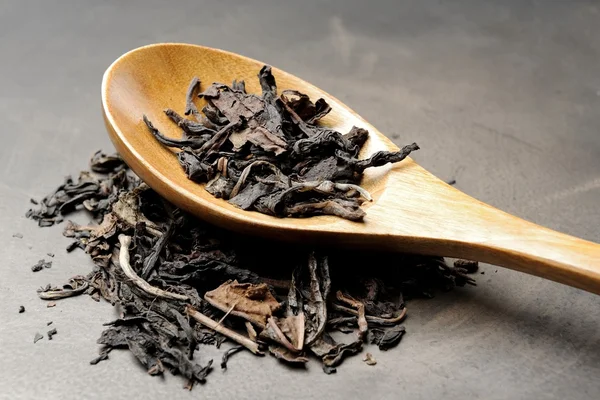 Tea- és tea levelek — Stock Fotó