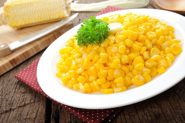 Fried corn — Stock Photo, Image