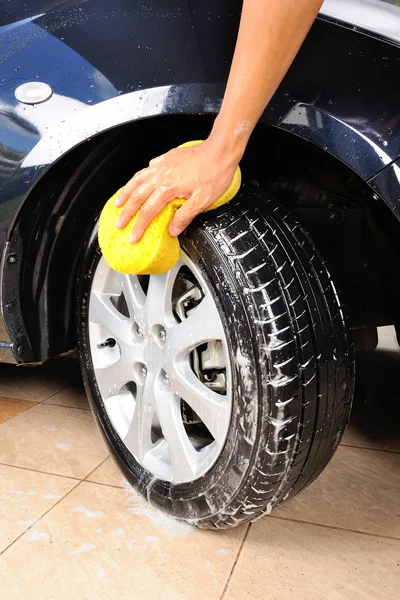 Wassen van de auto — Stockfoto