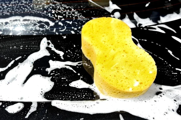 Washing the car — Stock Photo, Image