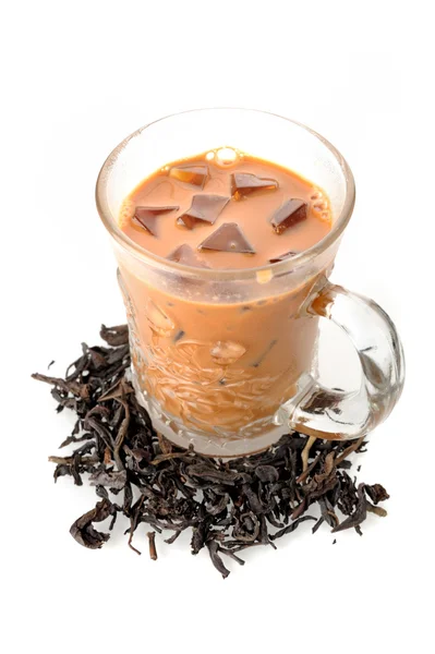 Iced milk tea — Stock Photo, Image