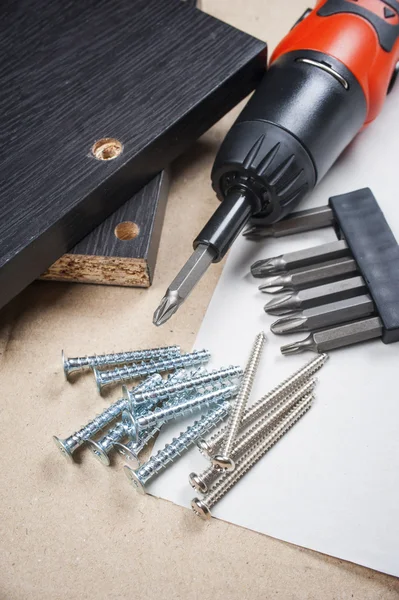 Heap of screws — Stock Photo, Image