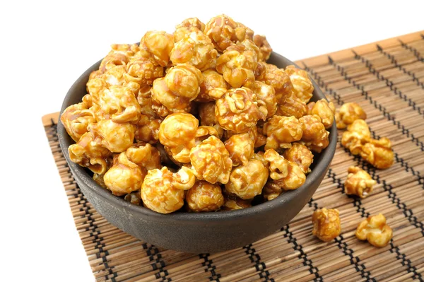 Karamelpopcorn — Stockfoto