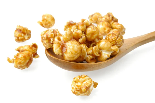 Karamelpopcorn — Stockfoto