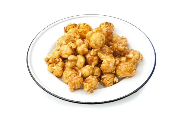 Karamelpopcorn — Stockfoto