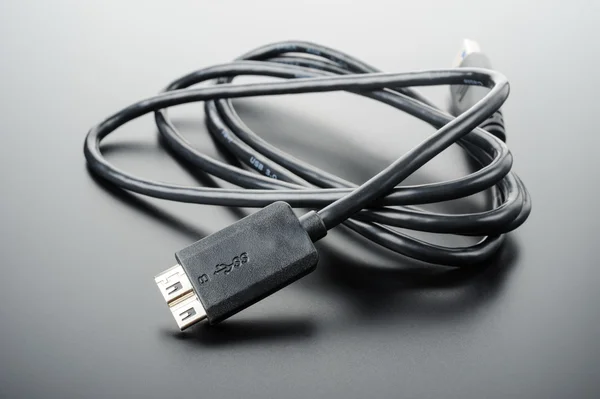 Cabo USB 3.0 — Fotografia de Stock