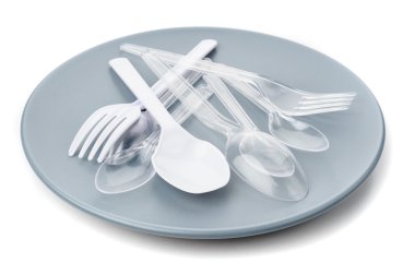 plastik çatal bıçak takımı