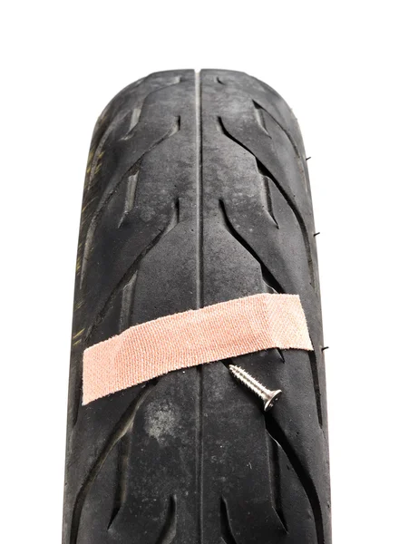 Reifen beschädigt — Stockfoto