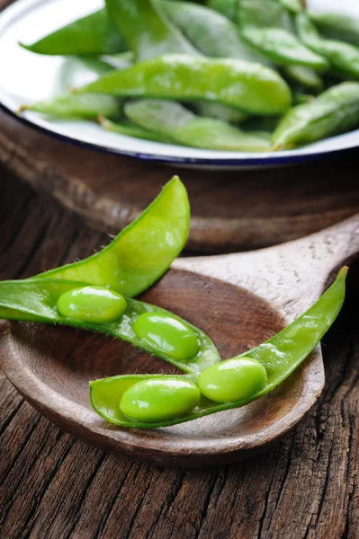 Edamame Sojabohnen — Stockfoto