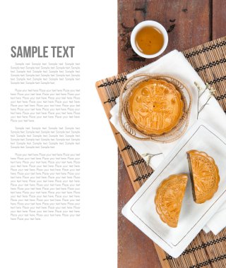 Mooncake Çin Sonbahar Ortası Festivali için