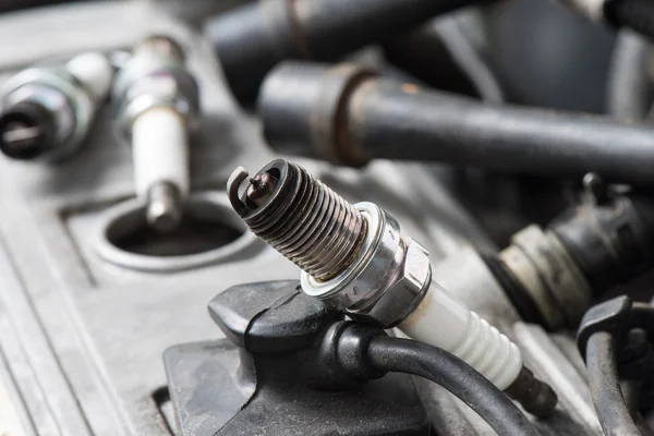 Used spark plugs — Stock Photo, Image