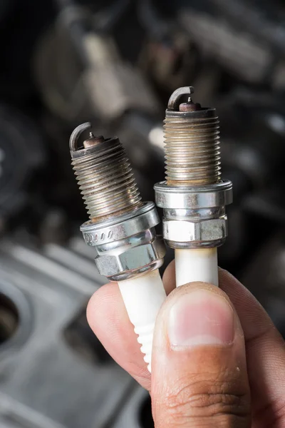 Used spark plugs — Stock Photo, Image