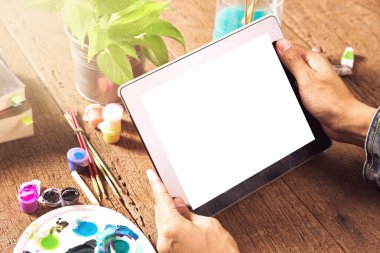 tablet ile çalışma