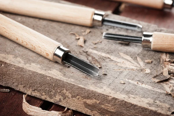 Working with Chisels — Stock Photo, Image
