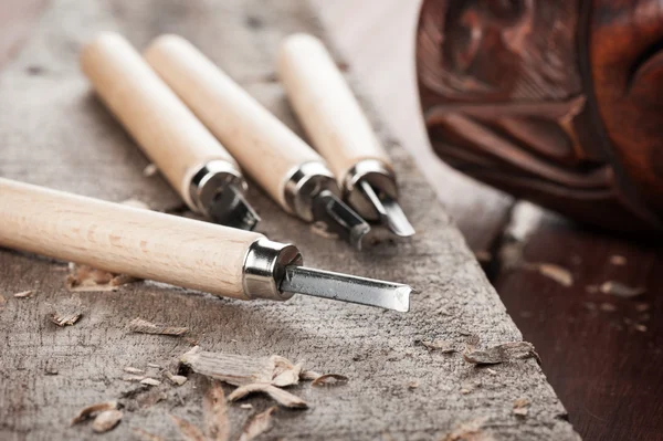 Working with Chisels — Stock Photo, Image