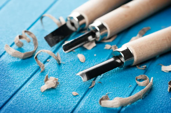 Working with Chisels — Stock Photo, Image