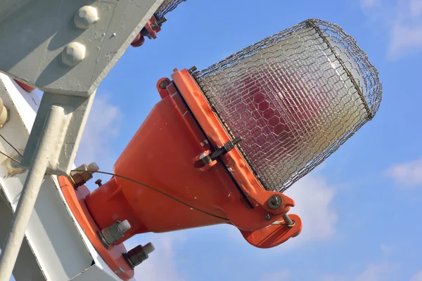 Closeup waarschuwingslampje — Stockfoto