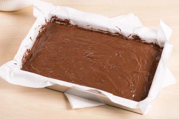 Ciasto brownie — Zdjęcie stockowe