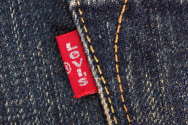 Details of Levi's jeans — Stock Photo, Image