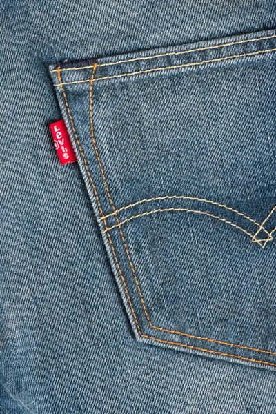 Detalhe da calça LEVI — Fotografia de Stock