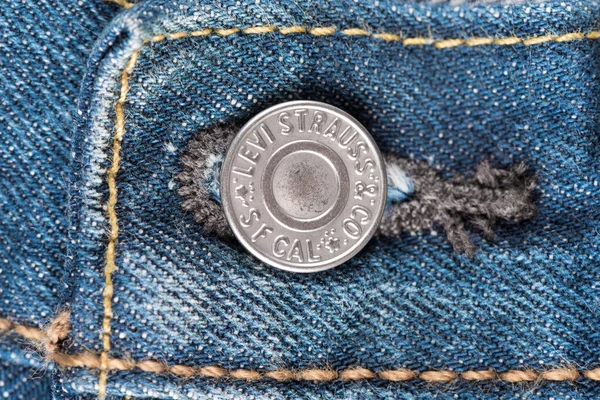 Detail von Levis Jeans — Stockfoto