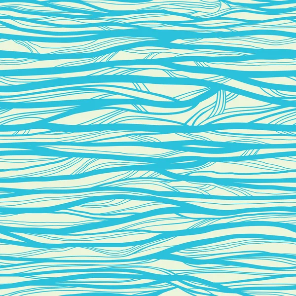 Nahtloses Muster mit Linienwellen. — Stockvektor