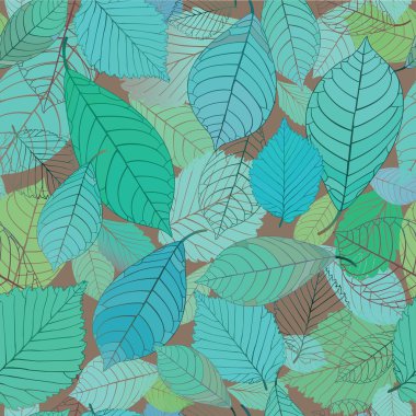 Sonbahar yapraklı pürüzsüz desen.