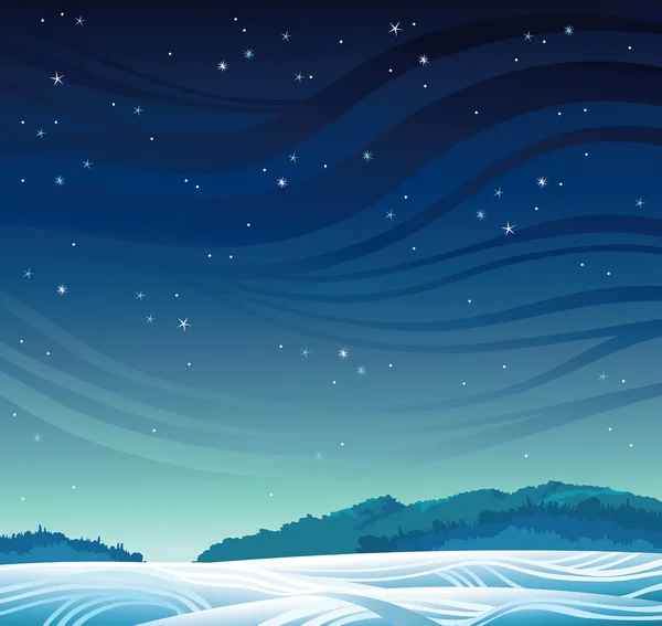 Invierno altura paisaje . — Vector de stock