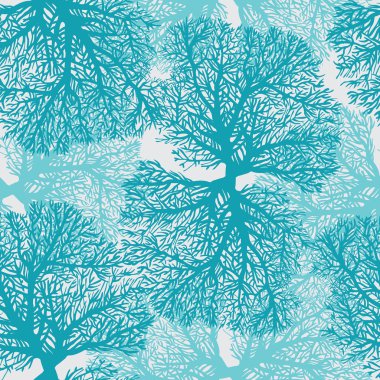 Sualtı seamless modeli. Mercan.