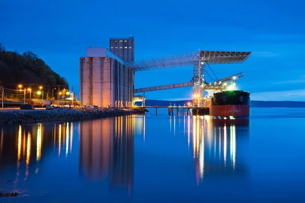 Navio de cereais — Fotografia de Stock