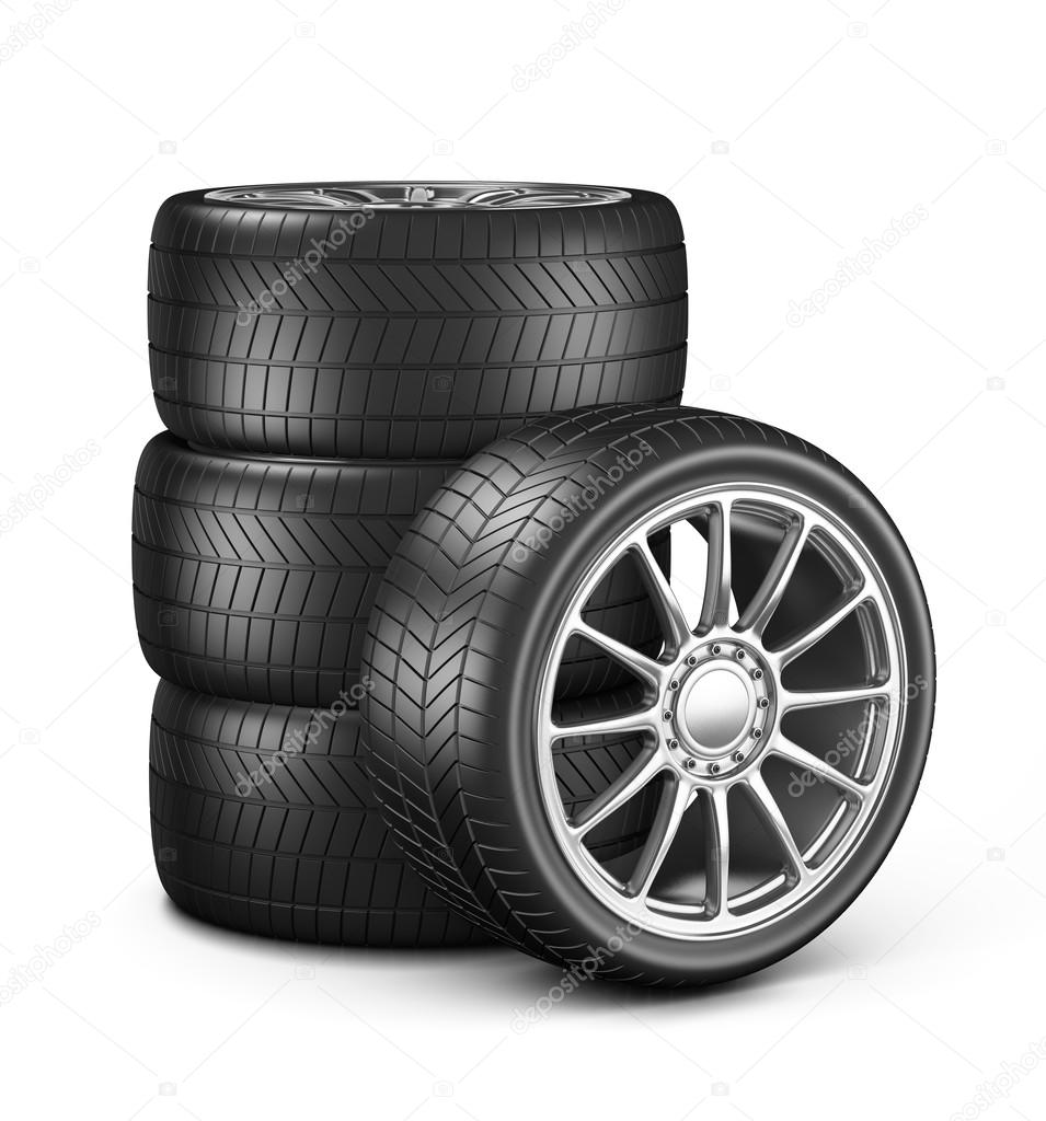 Car Wheels Set