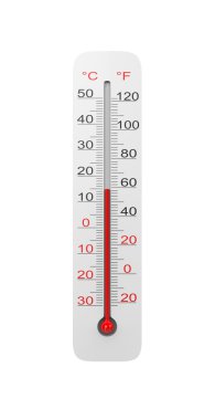 Thermometer Isolated on White clipart