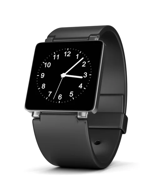 Smartwatch Analog Clock on White — Stock Photo, Image