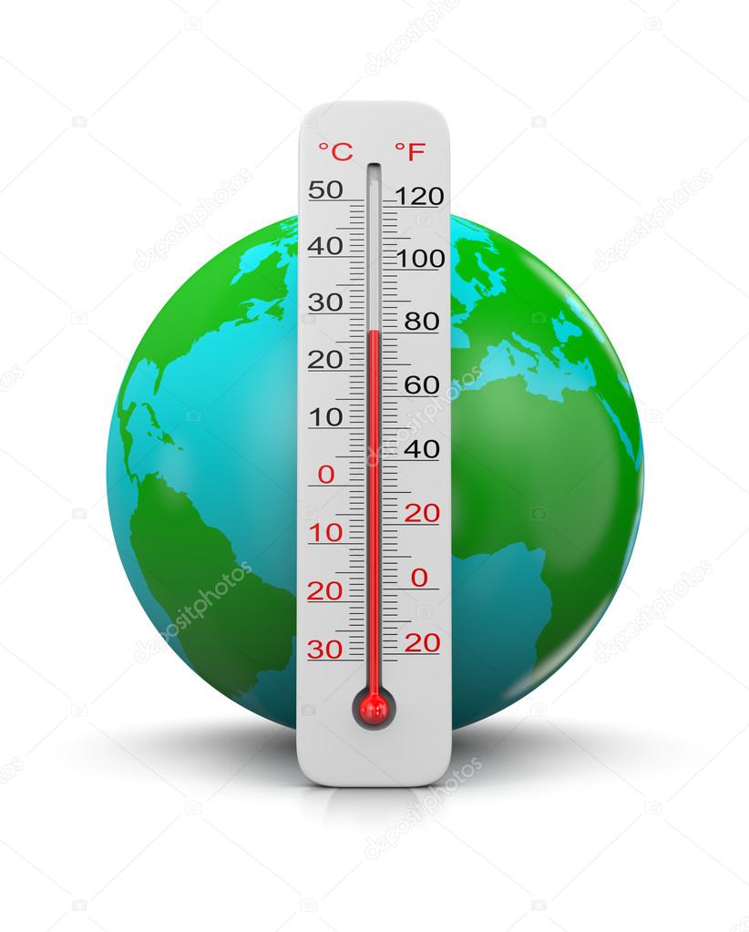 World Temperature Illustration