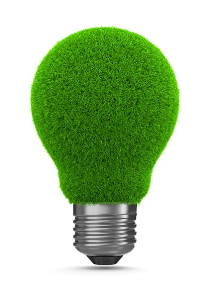 Grass Light Bulb — Stock Photo, Image