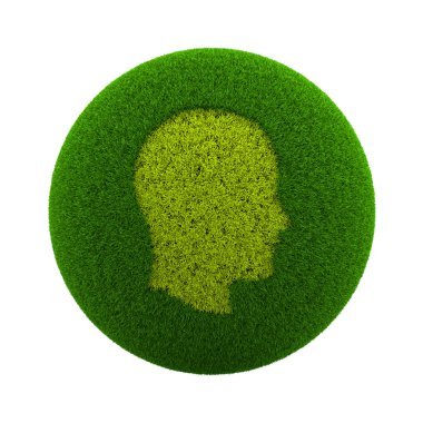 Çim küre profili simgesinin