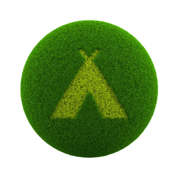 Травяная сфера — стоковое фото
