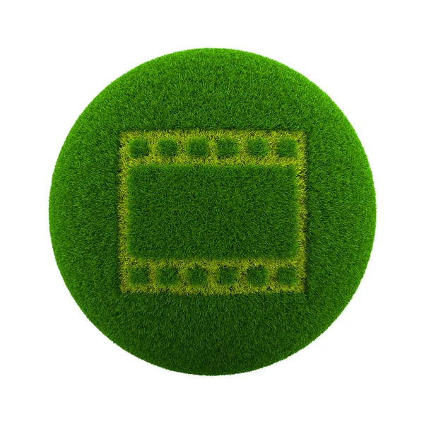 Икона травяной сферы — стоковое фото