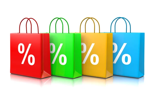 Discount Shopping Bags — Stock Photo, Image