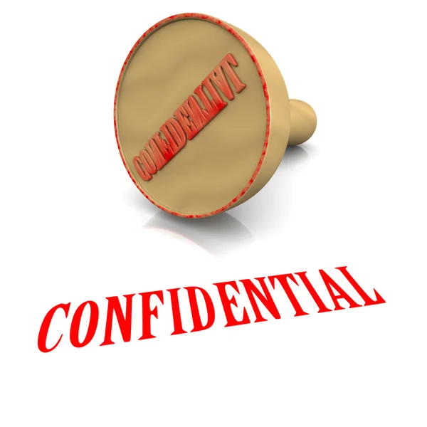 Sello confidencial — Foto de Stock