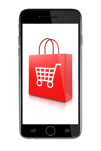 Online-Einkauf Stockbild