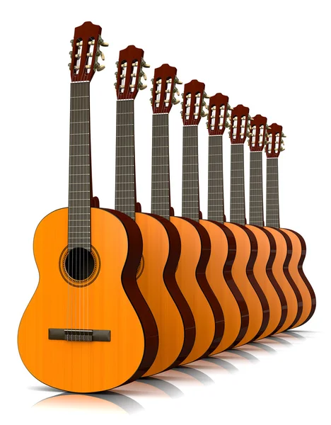 Coleção guitarras clássicas Fotografias De Stock Royalty-Free