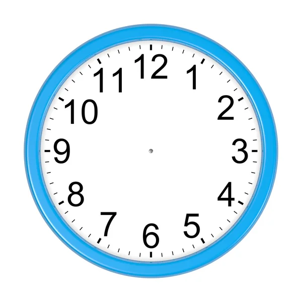 Isolated Customizable Blue Clock — Stock Photo, Image