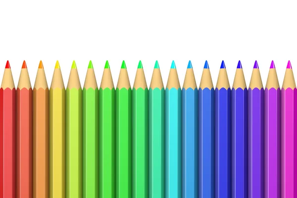 Collection de crayons colorés — Photo